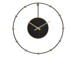 Mauro Ferretti Orologio Da Parete Perla Ø61X4,5 Cm Oro Nero