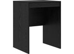 Scrivania Vidaxl Look Rovere Nero 60 X 50 X 76 Cm