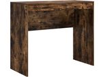 Vidaxl Scrivania In Rovere Fumé 90 X 40 X 76 Cm