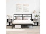 Maison Exclusive - Comodino 2 Pezzi Effetto Rovere Nero 50 X 30 X 51,5 Cm
