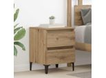 Maison Exclusive - Comodino In Rovere Artigianale 40 X 35 X 50 Cm Materiale Ligneo