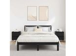 Maison Exclusive - Comodino 2 Pezzi Effetto Rovere Nero 40 X 35 X 50 Cm