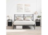 Vidaxl Comodini 2 Pezzi Rovere Nero 34X35,5X50 Cm Materiale A Base Di Legno