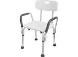 Yuenfong Sgabello Da Doccia Sedia Da Doccia Sgabello Da Doccia Regolabile In Altezza Con Bracciolo E Schienale Sedile Da Bagno Antiscivolo Ausilio Per La Doccia Sedile Da Doccia In Alluminio E Plastica Per Anziani E Donne In Gravidanza