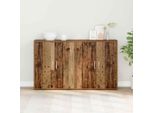 Maison Exclusive - Credenza 2 Pezzi Legno Antico 60 X 31 X 70 Cm Materiale Ligneo