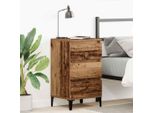 Maison Exclusive - Comodino Con Cassetti Legno Antico 45 X 35 X 44 Cm Materiale Ligneo