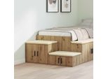 Vidaxl Mobile Da Bagno In Rovere Artigianale 127 X 41 X 40 Cm Materiale A Base Di Legno