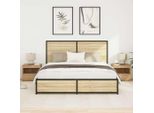 Maison Exclusive - Comodino 2 Pezzi In Rovere Artigianale 50 X 40 X 45 Cm Materiale Ligneo