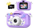 Fotocamera Selfie, Giocattolo, Ragazze, Ragazzi, Scheda Sd 32 Gb, Videoregistratore Hd 1080P, Regali Di Natale Per 3 4 5 6 7 8 9 10 Anni