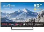 Smart Tech Smart Tv 50 Pollici 4K Ultra Hd Display Led Sistema Vidaa DVBT2/C/S2 Classe E Wi-Fi Colore Nero
