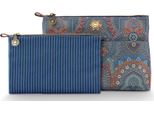 Pip Studio Borsa Da Toilette Caryn Cosmetic Bags Combi Jabali Blue