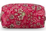 Pip Studio Borsa Da Toilette Coco Cosmetic Bag Quilted Daisy Dreams Red Rosso