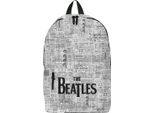The Beatles - Zaino, Biglietto RO14416 (Taglia Unica) (Bianco/Nero)