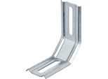 Alberts 866310 Staffa Regolabile, Due Angoli A 45°, In Rilievo, Con Foro Asolato, Zincata Sendzimir, 50 X 30 X 60 Mm, Set Da 50