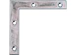 Alberts 848996 Supporto Per Mobili, Zincato Sendzimir, 75 X 75 X 12 Mm, Set Da 40