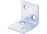 Alberts 847593 Staffa Ad Angolo Largo, Zincata Sendzimir, 60 X 60 X 60 Mm, Set Da 100