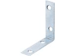 Alberts 848668 Supporto Per Sedia, Zincato Sendzimir, 75 X 75 X 16 Mm, Set Da 80