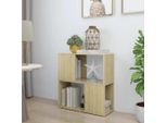 Maison Exclusive - Libreria In Rovere Sonoma 60X24X63 Cm Materiale Ligneo