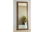 Mo.Wa Specchio Specchio Da Parete Specchio A Figura Intera 55X145 Specchio Da Braccio Cornice Moderna In Legno Finitura Verticale E Orizzontale, Oro Antico Specchio Per Corridoio Specchio Per Armadio