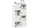 Maison Exclusive - Libreria Bianca 60X24X101,5 Cm Materiale Ligneo