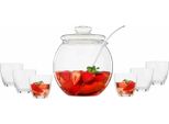 Bohemia Cristal Libera Punch Set In Vetro