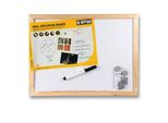 Lavagna Bianca Bi-Office Con Cornice In Legno (L)600 X (H)400 Mm