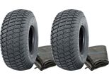Set Of 2 - 15X6.00-6 4Pr Wanda P332 Grass Tyre Tl & 15X6.00-6 TR13 Tube