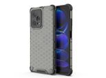 Custodia A Nido D'ape Per Xiaomi Redmi Note 12 Pro+ Custodia Ibrida Blindata Nera
