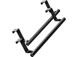 Camerazar Appendini 2Pcs Nero Per Armadio Cucina Porta Bagno Porta Asciugamani