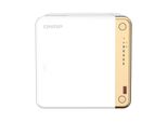 Qnap TS-462-4G Nas/Server Di Archiviazione Tower Intel® Celeron® N4505 4 Gb DDR4 0 Tb Qnap Qts Bianco