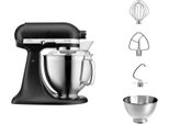 KITCHENAID Küchenmaschine 5KSM185PSE, schwarz (gusseisen schwarz), B:24cm H:36cm T:37cm, Küchenmaschinen, Küchenmaschine