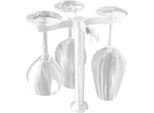 KüChenregal Ruco, Silber (Silberfarben), Aluminium, Regale, GläSerhalter FüR Die SpüLmaschine, Aluminium, FüR 4 GläSer