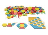 Wissner® Aktiv Lernen Giocattolo Educativo Blocchi Geometrici (250 Pezzi), Forme Di Geometria, Re-Wood