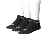 Head Socks Tennis 3P Sneaker Bk Nero 39-42
