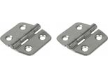 Hinge 40X42Mm Stainless Steel - 1Pair - 2Pcs