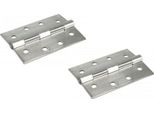 Hinge Heavy Duty 50X38Mm Fixed Pin Stainless Steel -1Pair - 2Pcs