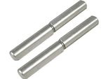 Hinge 60Mm Stainless Drop Profile Weldable Fixed Pin - 1Pair - 2Pcs