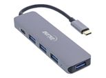Inline® 33271L Inline® Usb 3.2 Usb Type C Multi Hub (4X USB-A 5Gb/S + Usb Type-C (Data/Pd 87W), Otg, Alloggiamento In Alluminio