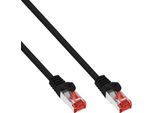 Inline - Cavo Patch - Da RJ-45 (M) A RJ-45 (M) - 2,0 M - Sftp, Pimf - Cat 6 - Stampato, Senza Gancio - Nero (Conf.)