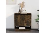 Vidaxl Credenza Rovere Affumicato 70X41X75 Cm Materiale A Base Di Legno