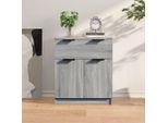 Vidaxl Credenza Grigio Sonoma 60X30X70 Cm Materiale A Base Di Legno
