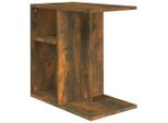 Vidaxl Tavolino In Rovere Fumé 50X30X50 Cm Materiale A Base Di Legno