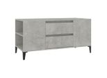 Mobile Tv Grigio Cemento 102X44,5X50 Cm Materiale Legno