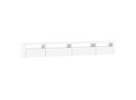 Mobile Tv Con Luci Led Bianco 270X35X40 Cm