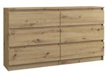 Cassettiera Con Cassetti Larga Taavi - Rovere Artisan