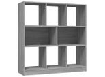 Libreria Grey Sonoma 97,5X29,5X100 Cm Materiale A Base Di Legno