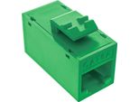 Inline 8Er Pack Keystone RJ45 Buchse/Buchse Ungeschirmt Cat.6A GrüN (76217G)