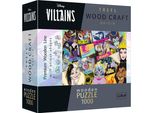 Trefl Wood Craft Origin Puzzle Disney: Meet The Bad Guys 1000 Pezzi