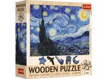 Puzzle Di Legno - Notte Stellata Vincent Van Gogh 200