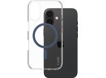 Panzerglass Care By ® Custodia Trasparente Urban Combat M. Blau Magsafe Iphone 16, Cover, Apple, Apple - Iphone 16, Trasparente